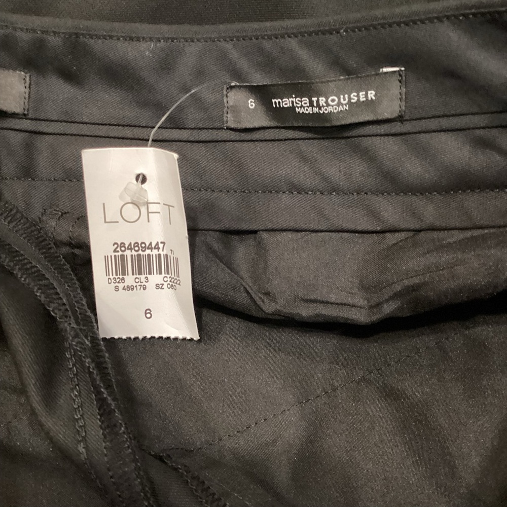 NWT Loft Black Marisa Trouser Sailor Pants size 6 - Picture 4 of 13